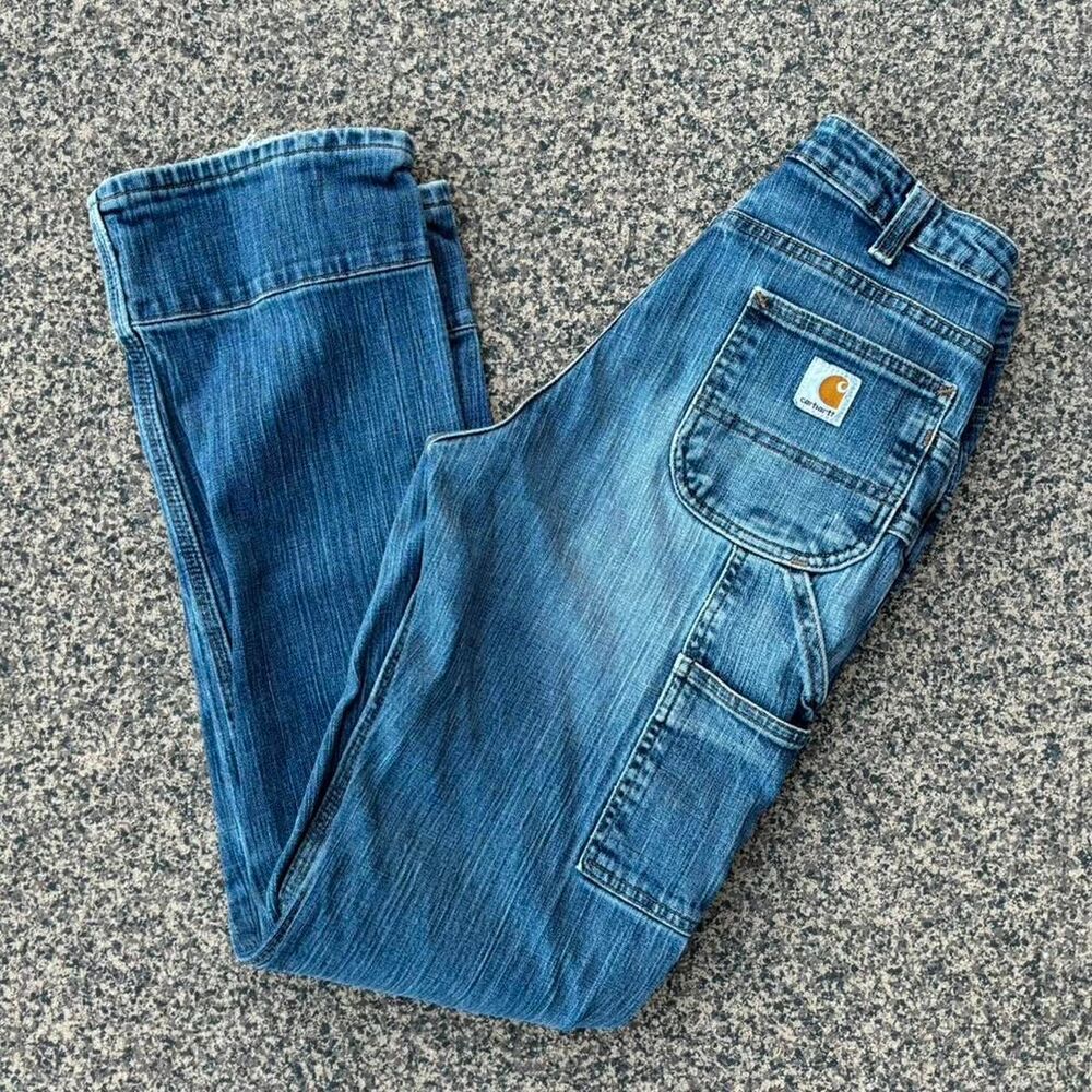 Carhartt Women's Blue and Navy Trousers